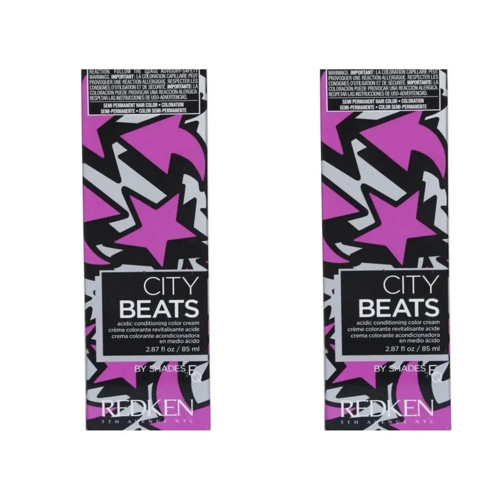 Redken City Beats By Shades EQ Midtown Magenta 2.87 oz (pack of 2)